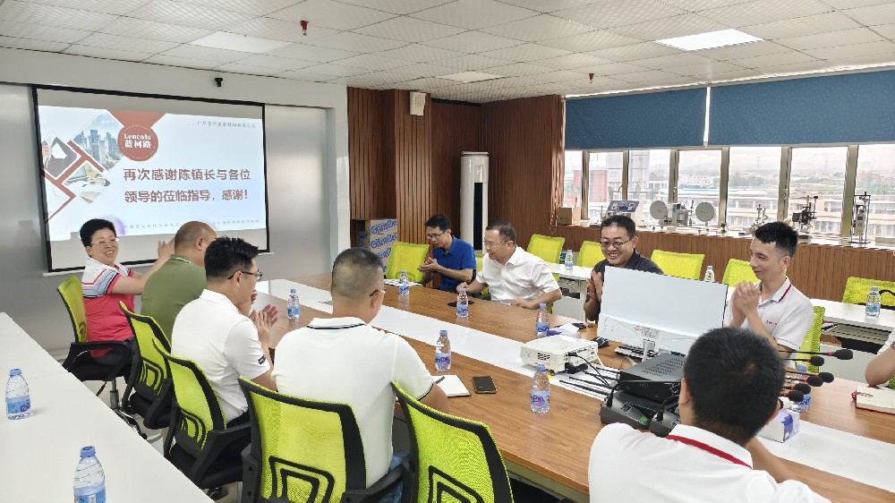 心系企業(yè)，情暖藍(lán)柯路——陳鎮(zhèn)長及鎮(zhèn)領(lǐng)導(dǎo)團(tuán)隊親臨指導(dǎo)，共繪發(fā)展藍(lán)圖